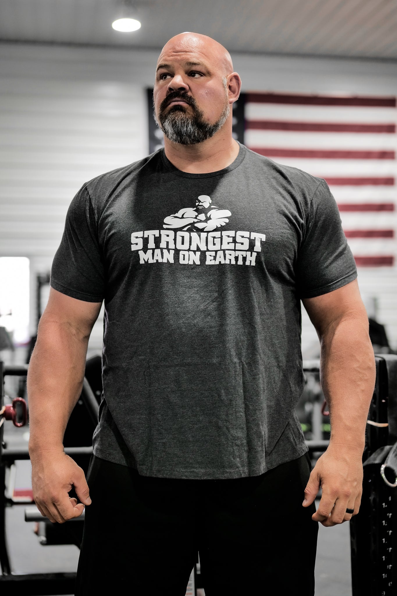 Strongest Man On Earth Logo T-Shirt