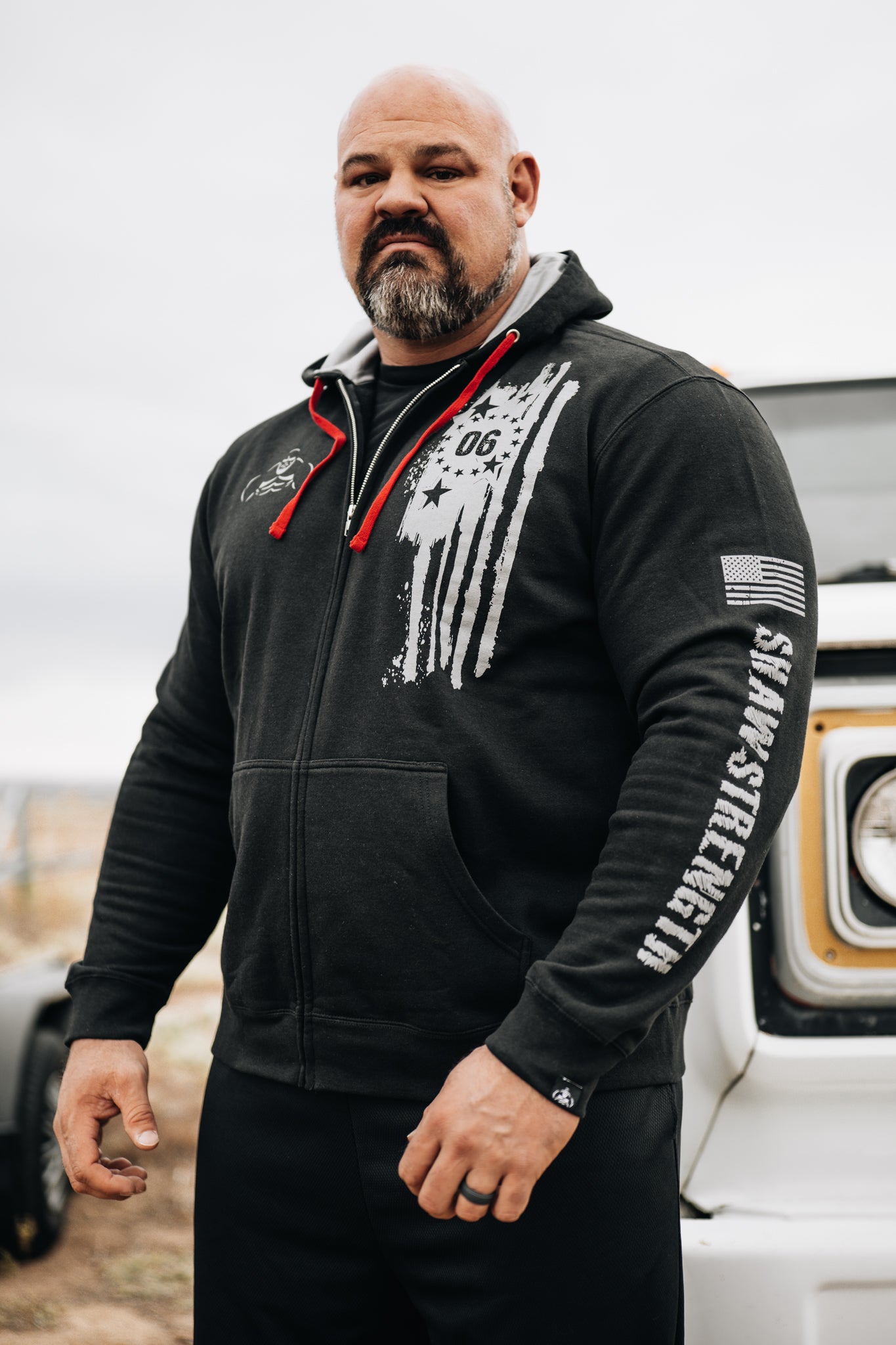 SHAW STRENGTH 06 ZIP UP HOODIE