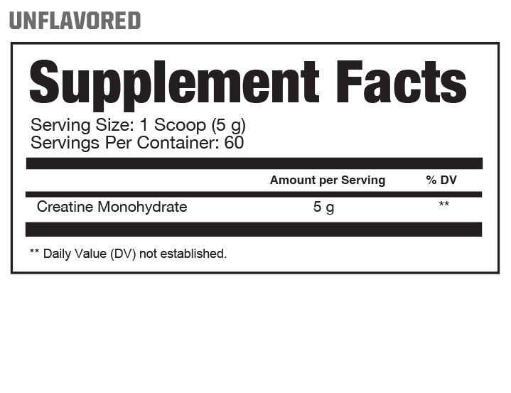 Supplement/Nutrition Facts label