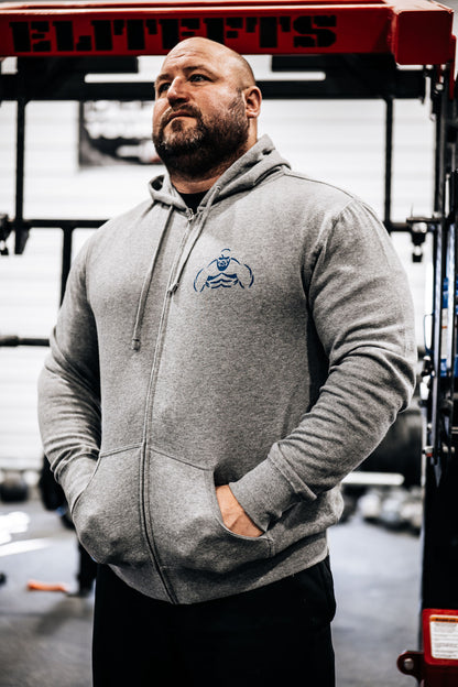 FLAG FIGURE ZIP UP HOODIE