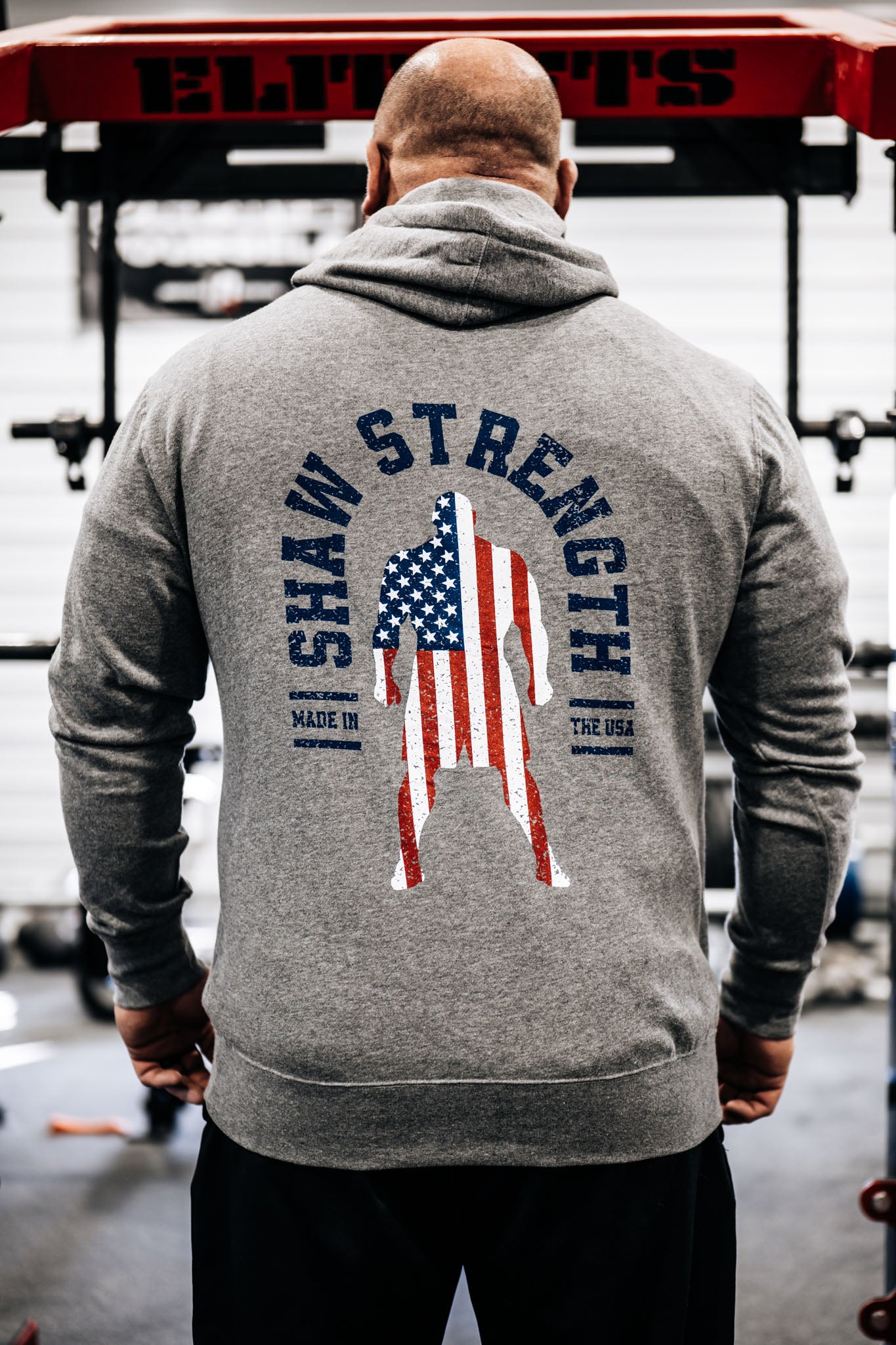 FLAG FIGURE ZIP UP HOODIE - ALL SALES FINAL
