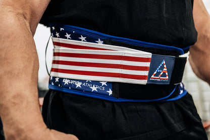 Limited Edition "Born in the USA" Support Belt by Evolution Athletics