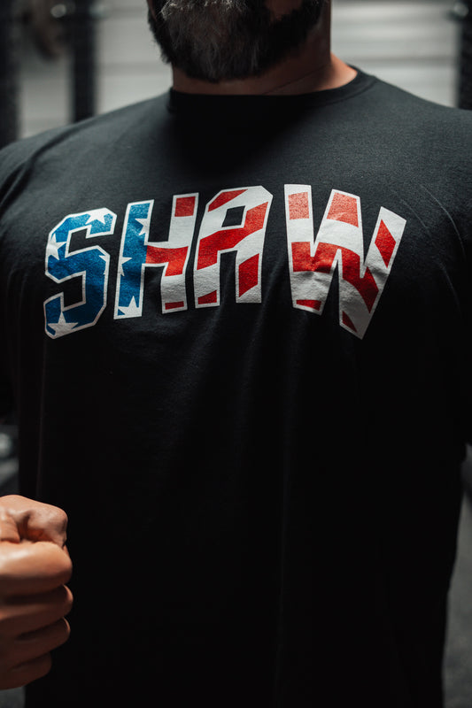 USA SHAW FLAG T-SHIRT - ALL SALES FINAL