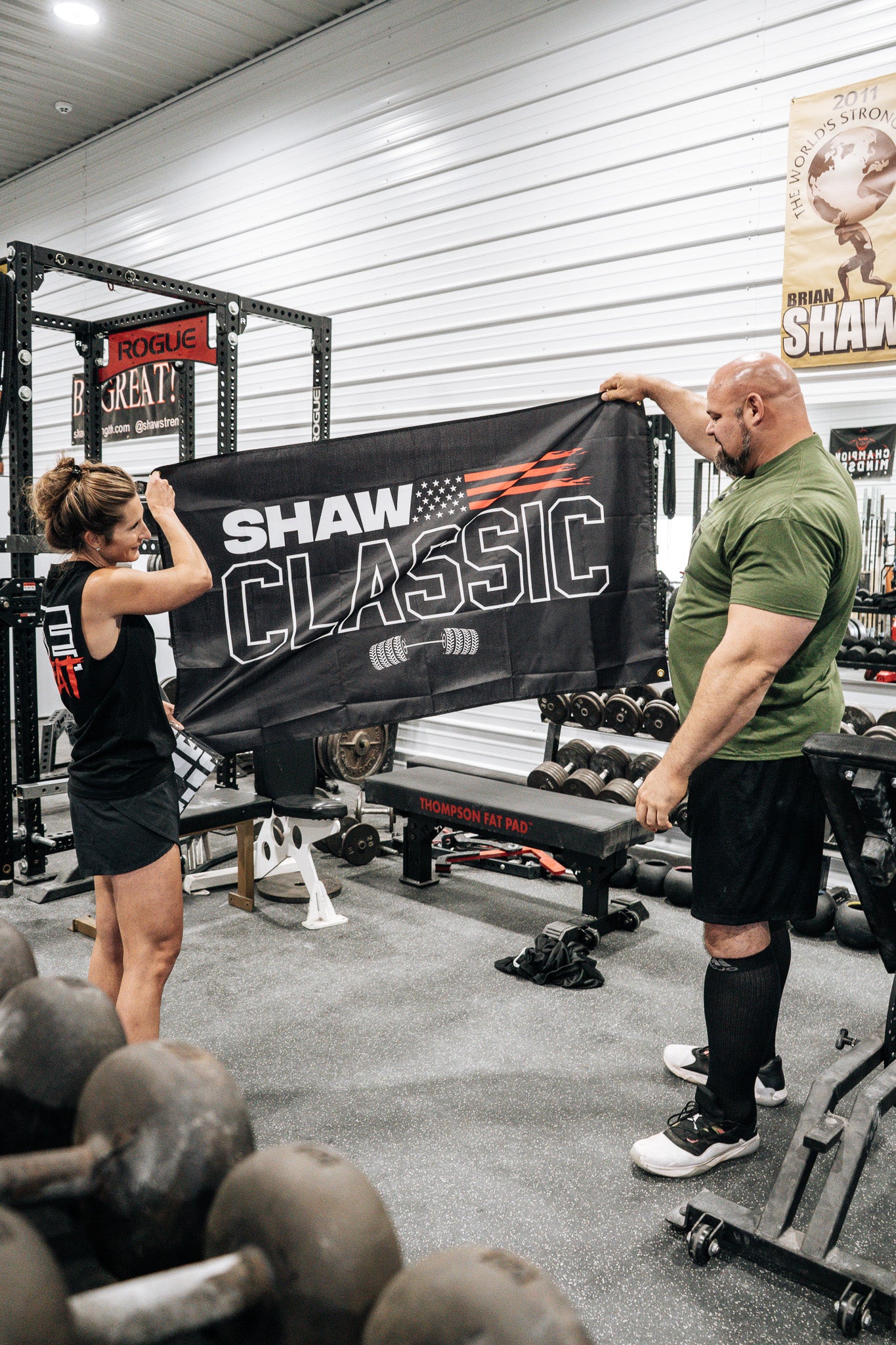 SHAW CLASSIC GYM FLAG