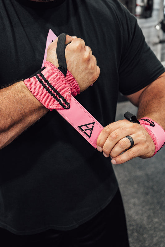 PINK WRIST WRAPS 20"