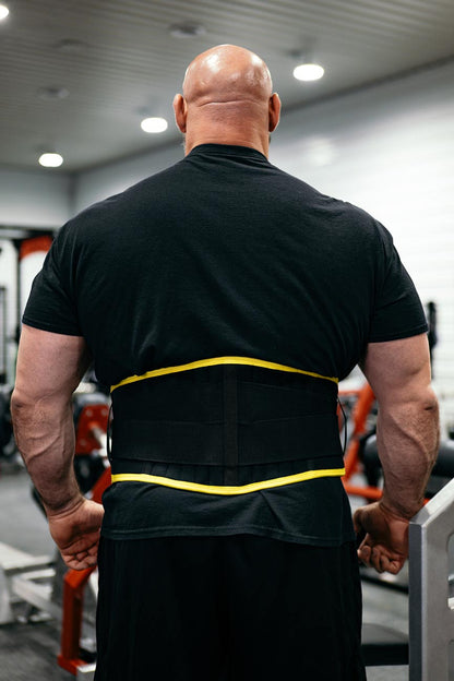 Limited Edition STRONGEST MAN ON EARTH Support Belt - Black & Gold