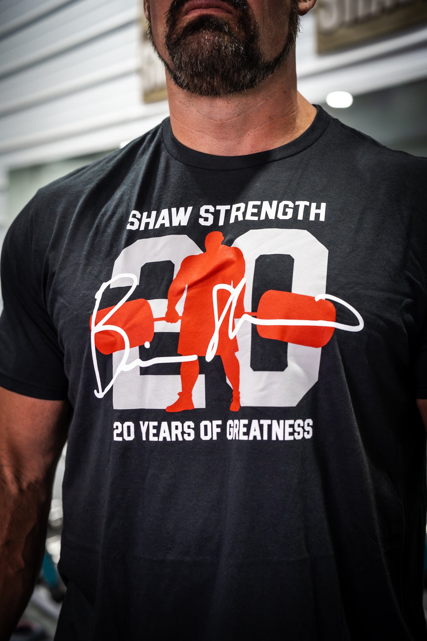 Shaw Strength 20 Years of Greatness Deadlift Edition T-Shirt