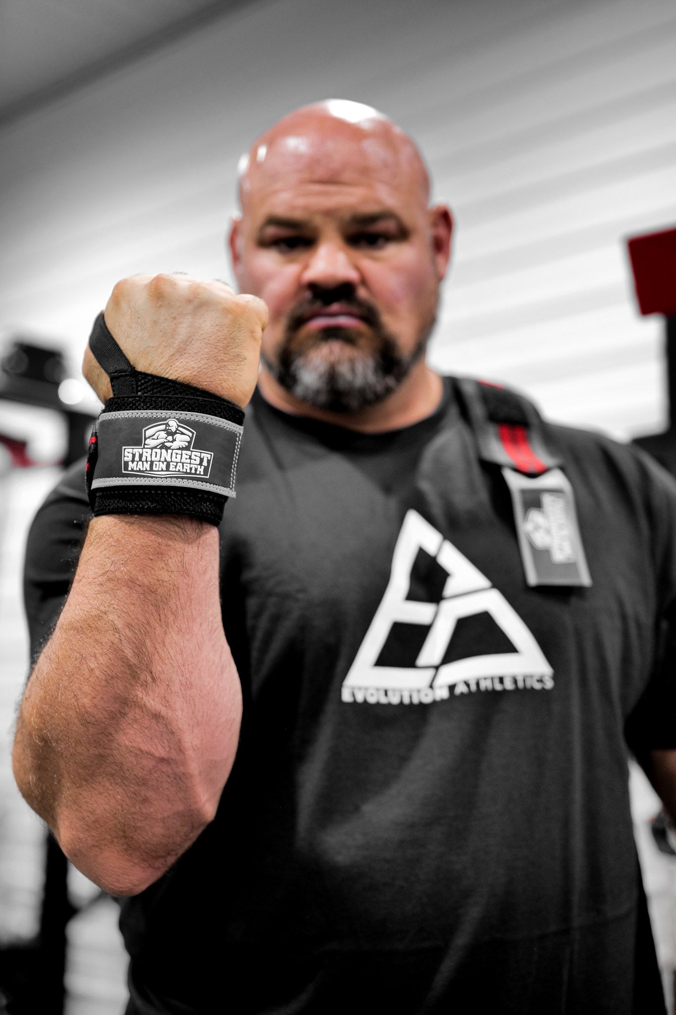 LIMITED ED. STRONGEST MAN ON EARTH WRIST WRAPS 20"