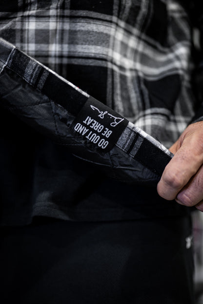Shaw Strength Black and White Flannel Jacket