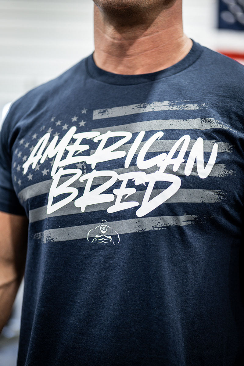 Shaw Strength American Bred Navy T-Shirt
