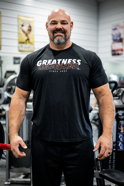 Shaw Strength Greatness Unleashed T-Shirt