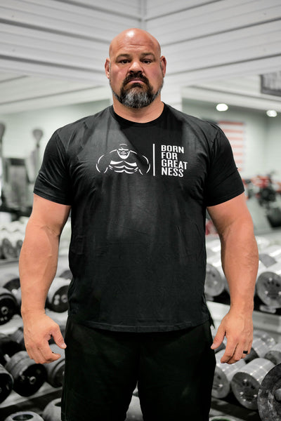 BORN FOR GREATNESS QUOTE T-SHIRT