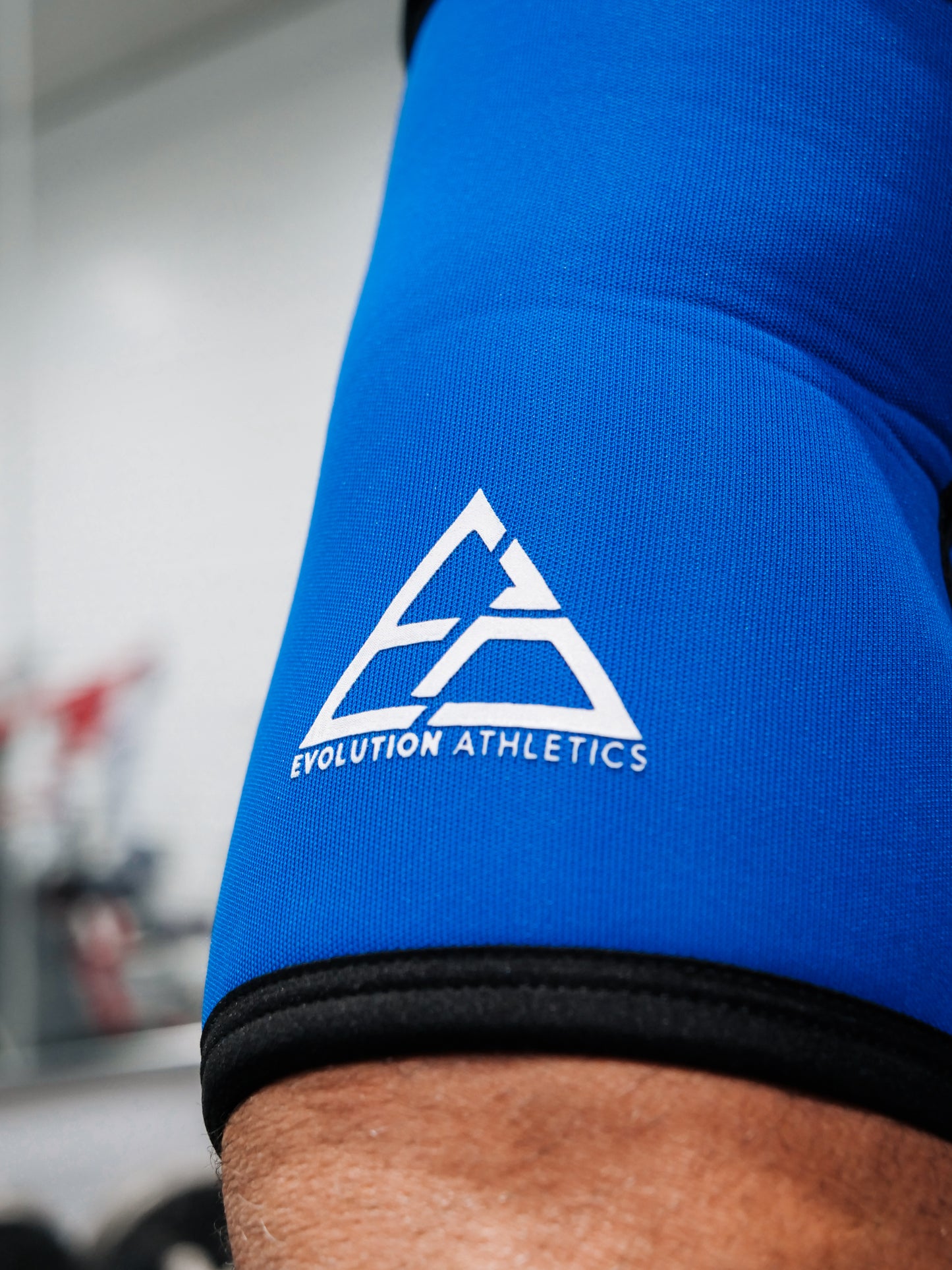 BLUE/BLACK 7MM ELBOW SLEEVES