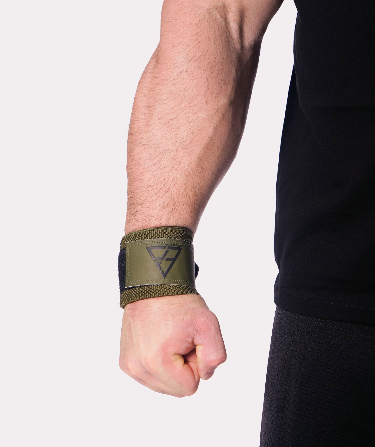 GREEN/BLACK WRIST WRAPS 20"