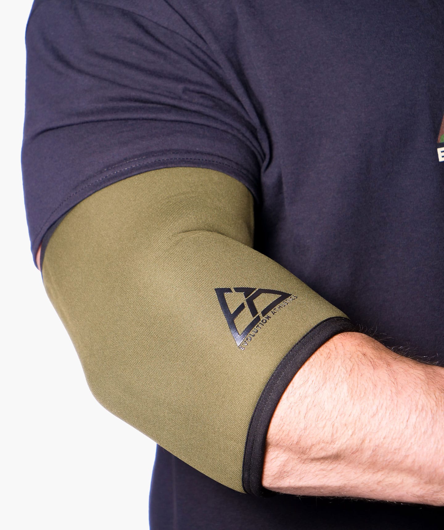 GREEN/BLACK 7MM ELBOW SLEEVES - ALL SALES FINAL