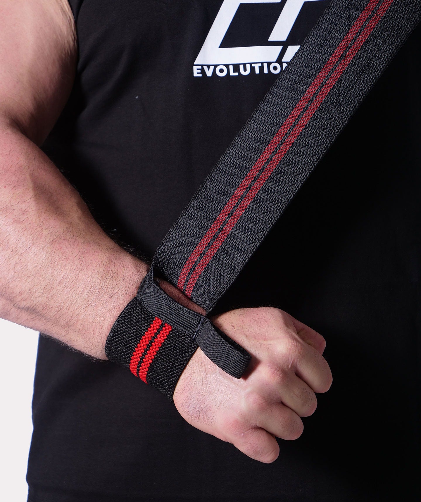 RED/BLACK WRIST WRAPS 30"